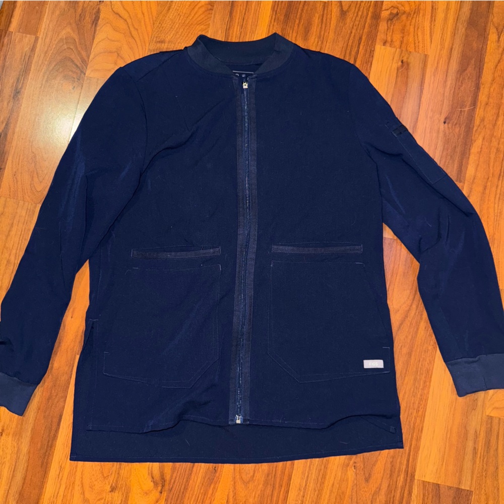 Figs jacket navy blue